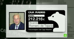 Romero de Tejada y su tarjeta black