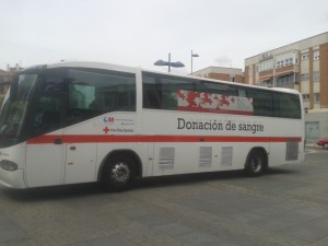 Autobús de Cruz Roja en Jardinillos
