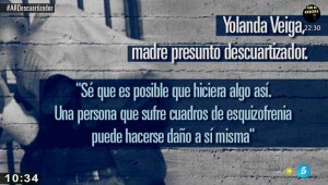 Declaración de Yolanda Veiga a los medios sobre su hijo Bruno H. V. 