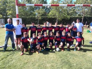 Benjamines del Club de Rugby Majadahonda en Valladolid
