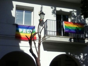 La bandera gay, en el Ayuntamiento de Majadahonda