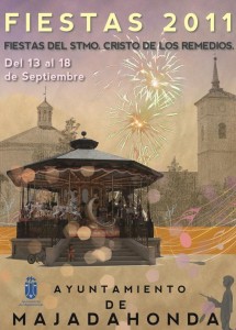 Cartel ganador de las Fiestas Patronales de Majadahonda del año 2011, autor Yuri Amorriaga Caamaño