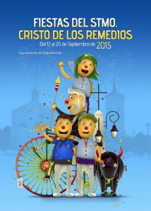 Cartel ganador de las Fiestas Patronales de Majadahonda, autor, Ruben Lucas García.
