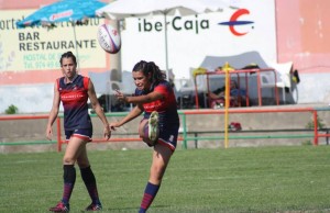Equipo femenino Club de Rugby Majadahonda en Jaca
