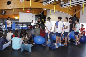 Alumnos del programa "Wellness" en Majadahonda
