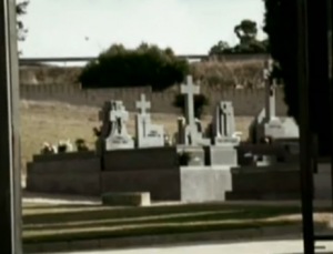 Imágenes del cementerio emitidas por Espejo Público