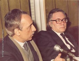Salvador Pániker y Francisco Umbral