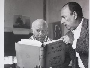 Perceval y Picasso, en la célebre foto de Pérez Siquier