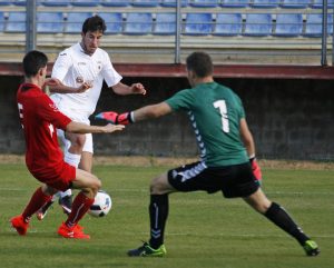 Partido de fútbol entre el Peña FC y el Rayo Majadahonda. F. Otero Perandones.