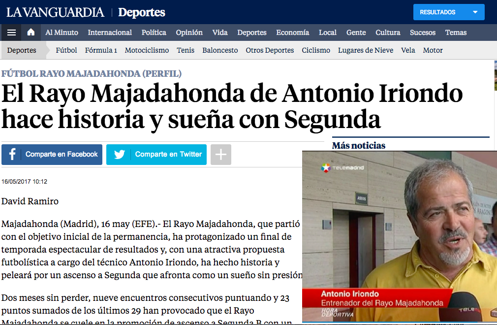 La prensa deportiva española se vuelca con un “espectacular” Rayo Majadahonda que juega «sin presión”