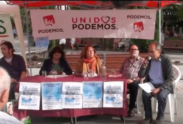 Unidos Podemos “ensaya” su candidatura en Majadahonda con un acto sobre el Canal de Isabel II