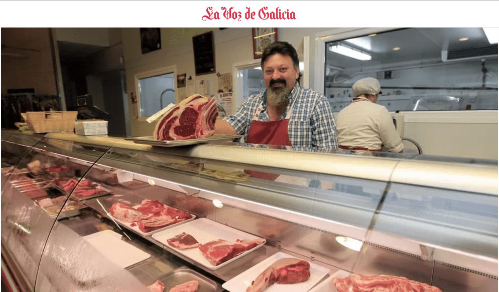 Una familia de Majadahonda compra la carne en Viveiro (Lugo) y la trae por mensajero