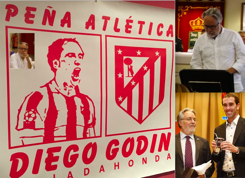 La Peña Godín Majadahonda preside las 148 asociaciones de la Unión de Peñas del At. Madrid