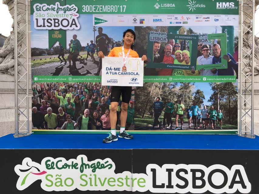 Atletismo: Diego Xipeng Rabaneda Macías (EA Majadahonda) gana la San Silvestre de Lisboa 2017