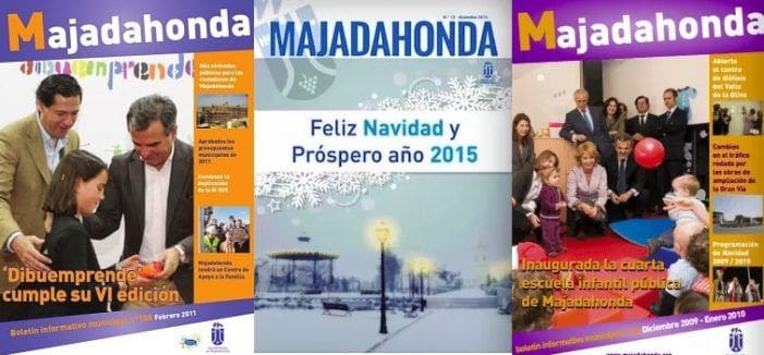 “La revista en papel de los partidos en Majadahonda da la risa”: 135.000 €/año “La revista en papel de los partidos en Majadahonda da la risa”: 135.000 €/año