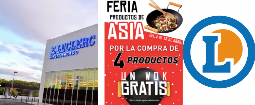 E.Leclerc celebra en Majadahonda una Feria de Asia hasta el 15 de abril: por 4 productos, gratis un wok