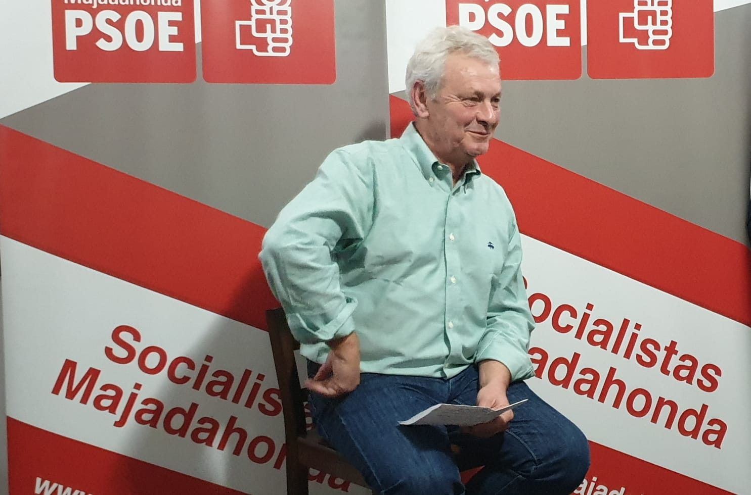 Manolo Fort adelanta su candidatura a primarias a sus «fieles» del PSOE Majadahonda