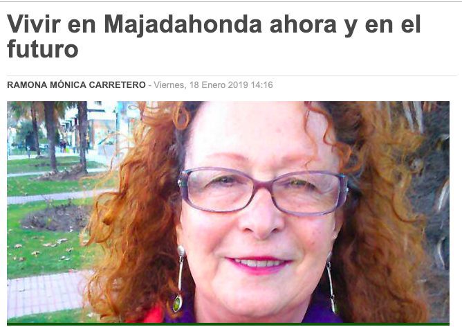 La candidata de Podemos Majadahonda pronostica que saldrá elegida concejala «en el futuro»