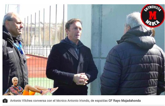Vilches (Rayo Majadahonda): “si Iriondo tiene una oferta” se va porque «nunca ha competido en 2ªA»