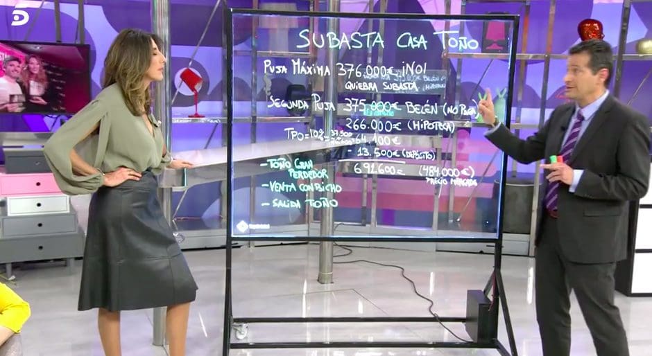 La misteriosa mujer de Majadahonda que elevó la puja por la subasta del chalé de Belén Esteban pierde la fianza (13.500 €)