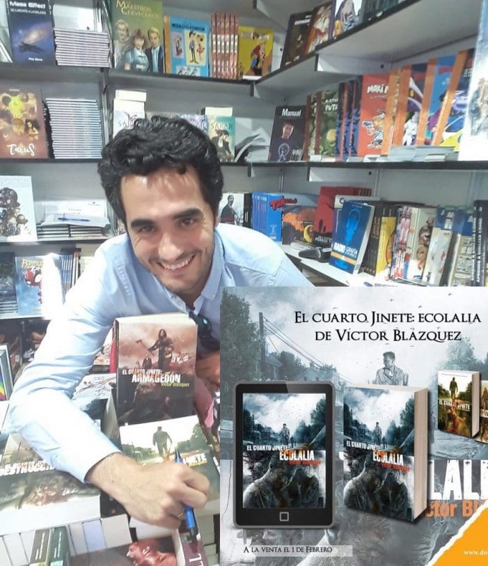 Víctor Blázquez da la “sorpresa” en la Feria del Libro 2019: vive en Majadahonda con su mujer, 3 hijos y 3 perros Víctor Blázquez da la “sorpresa” en la Feria del Libro 2019: vive en Majadahonda con su mujer, 3 hijos y 3 perros