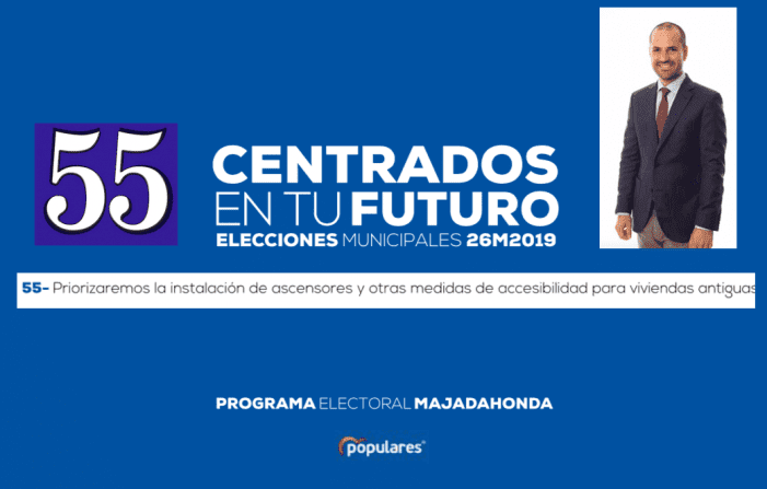 Polémica nacional PP-Vox al prometer ascensores para ancianos de Majadahonda Polémica nacional PP-Vox al prometer ascensores para ancianos de Majadahonda