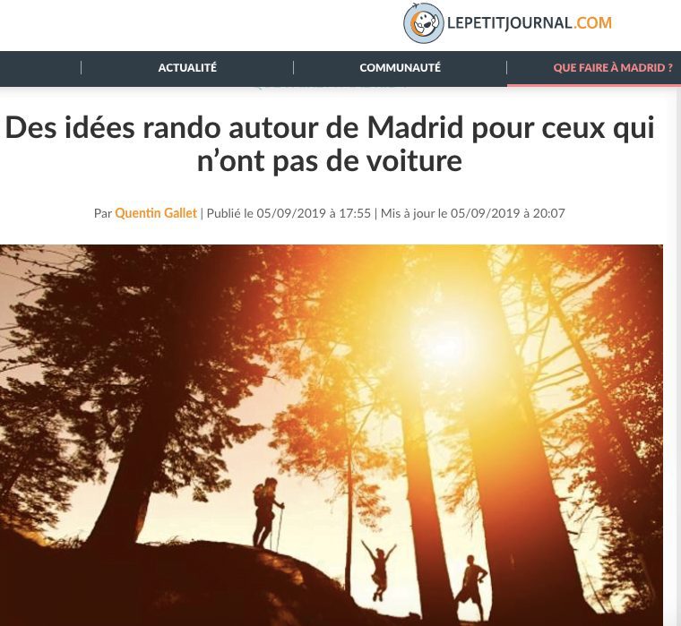 Una web francesa de viajes recomienda el turismo de Naturaleza con un «hermoso paseo» por Majadahonda