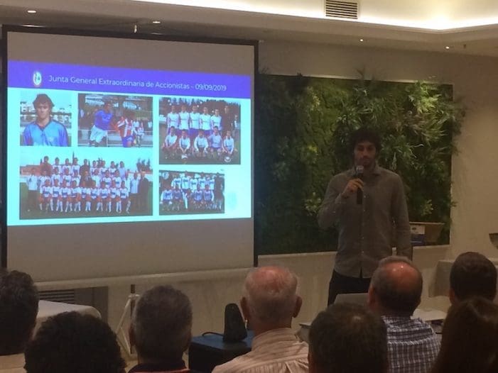 El emotivo discurso del futbolista Arribas en su toma de posesión del Rayo Majadahonda El emotivo discurso del futbolista Arribas en su toma de posesión del Rayo Majadahonda