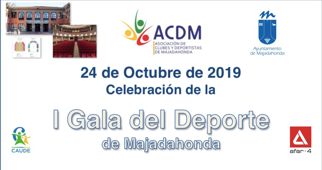 75 deportistas nominados para la 1ª Gala del Deporte Majadahonda 2019