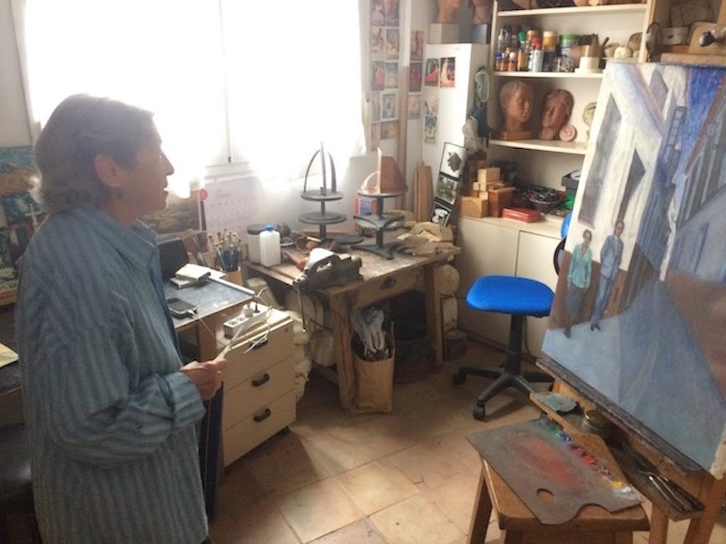 «La muchacha que soñaba con ser artista»: 90º años de la escultora de Majadahonda Carmen Perujo (y V)