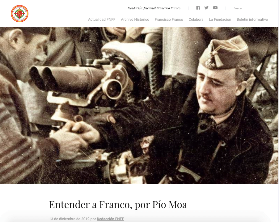 El Ayuntamiento de Majadahonda (PP-Vox) promociona un libro para “entender a Franco”