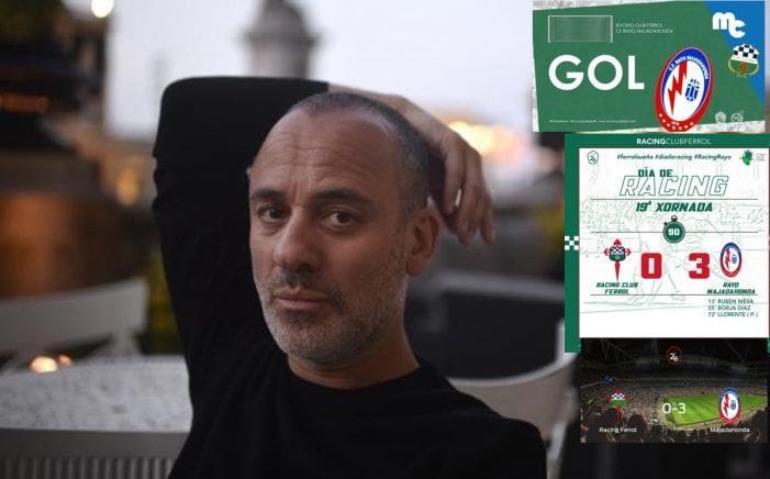 Un partido de película: el actor Javier Gutiérrez y el ex futbolista Donato presenciaron la “noche de Rayos que no de Reyes” en Ferrol Un partido de película: el actor Javier Gutiérrez y el ex futbolista Donato presenciaron la “noche de Rayos que no de Reyes” en Ferrol