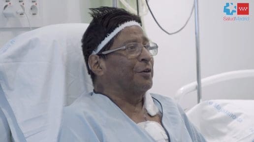 “Podré ver a mis nietas”, dice el ecuatoriano con un nuevo corazón desde Majadahonda