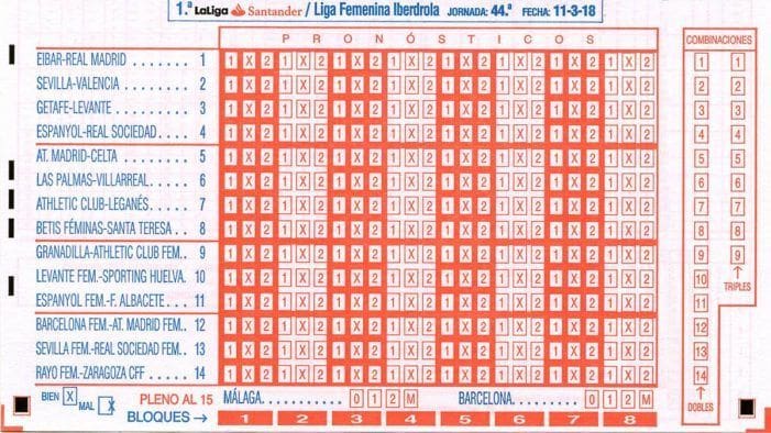 Un apostante de Majadahonda gana 177.000 € con una quiniela de 14: el bote de 5,5 millones (15) queda desierto Un apostante de Majadahonda gana 177.000 € con una quiniela de 14: el bote de 5,5 millones (15) queda desierto