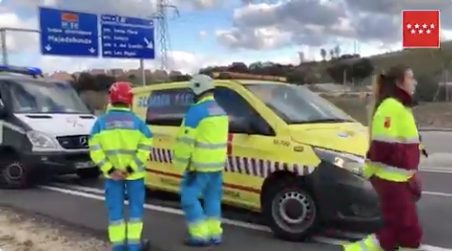 Fallece atropellada una mujer de 70 años que cruzaba indebidamente la autovía Pardillo-Majadahonda