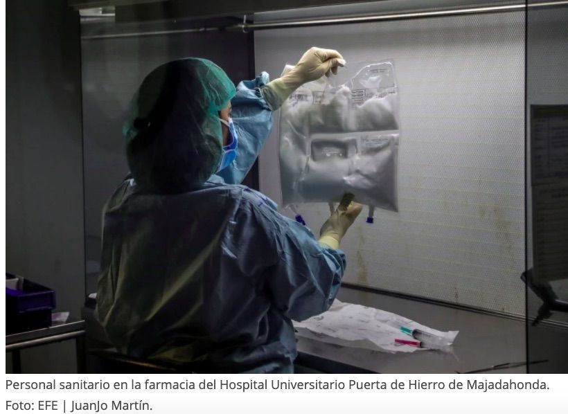 Hospital Majadahonda: «mejoría en la pandemia y disminución de los pacientes»