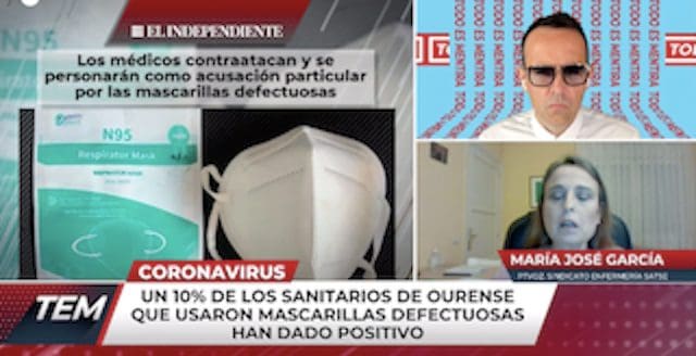 Enfermera contagiada en Majadahonda: “están reteniendo mascarillas en IFEMA”