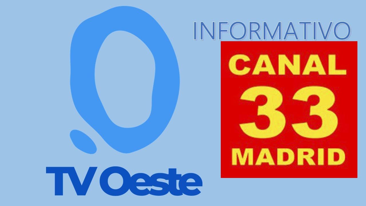 Canal 33 TV emite el Informativo de TV Oeste para toda la Comunidad de Madrid