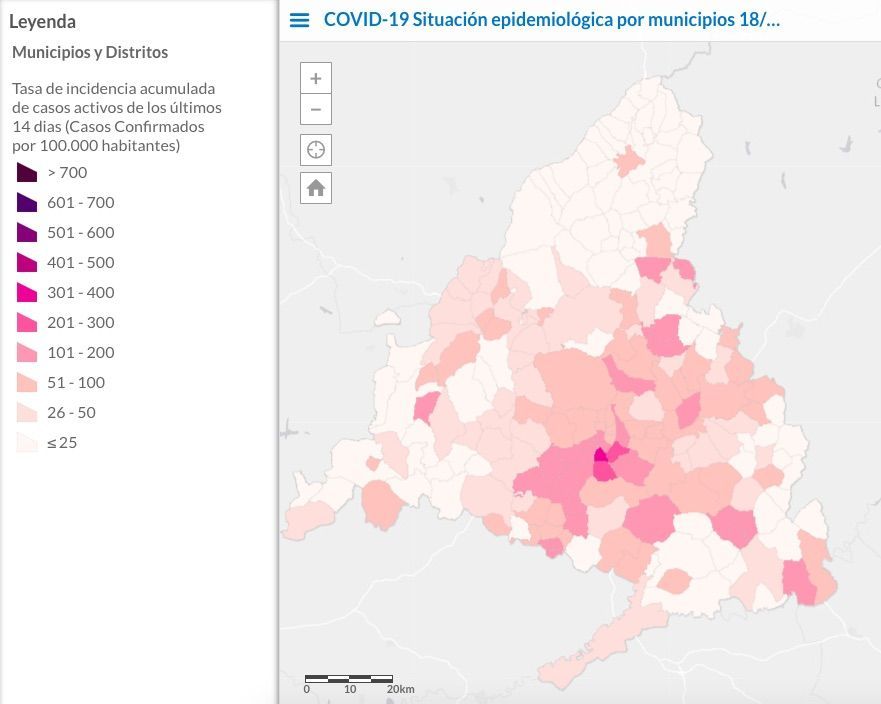Villalba, Majadahonda y El Escorial, los peores rebrotes de Covid en los 20 municipios del Oeste de Madrid