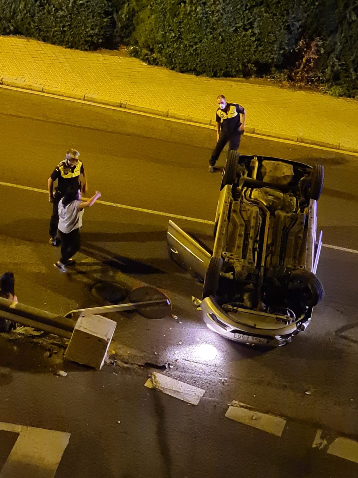 La testigo del accidente de Majadahonda: “la conductora estaba borracha, dio 0.7 de alcotest”