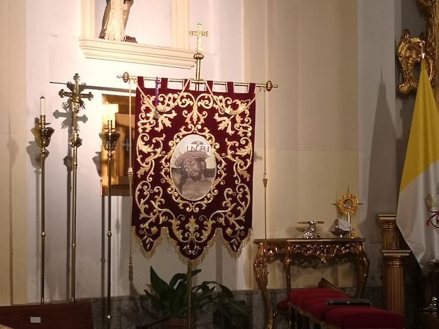 La parroquia de Santa Catalina celebra el Triduo sin imagen del Cristo de los Remedios ni procesiones a causa del Covid