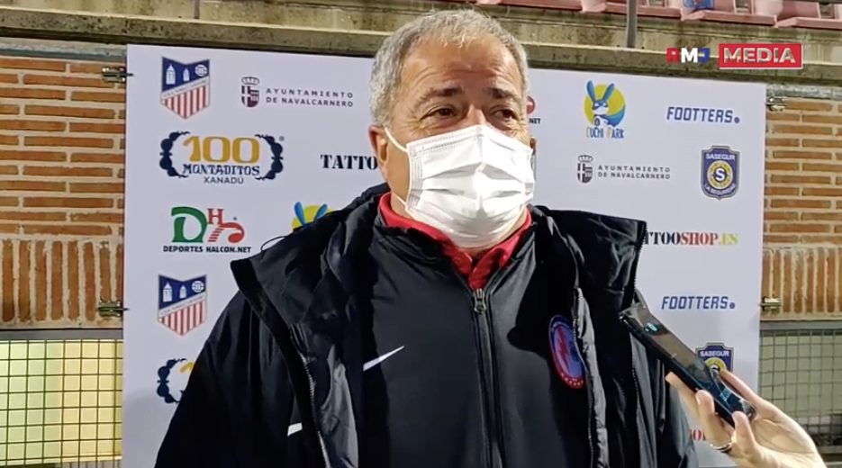 Iriondo (Rayo Majadahonda) y el «juego sucio» del Navalcarnero: «Tengo un montón de jugadores golpeadísimos sin balón»