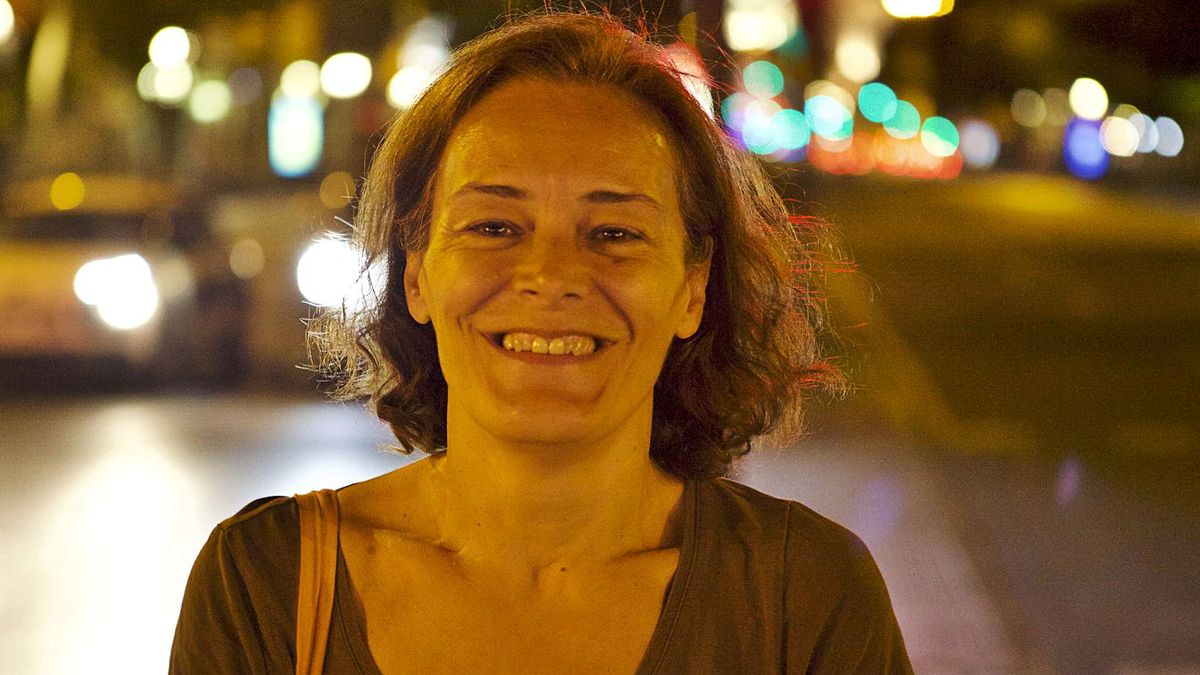 La escritora Esther García Llovet, finalista con su libro «Sánchez» sobre «un pijo de Majadahonda aspirante a ser alguien»