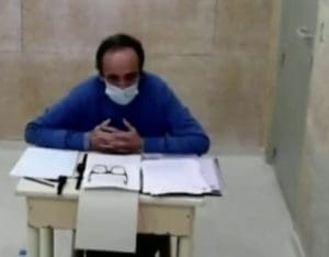 Guillermo Ortega comparece desde la cárcel