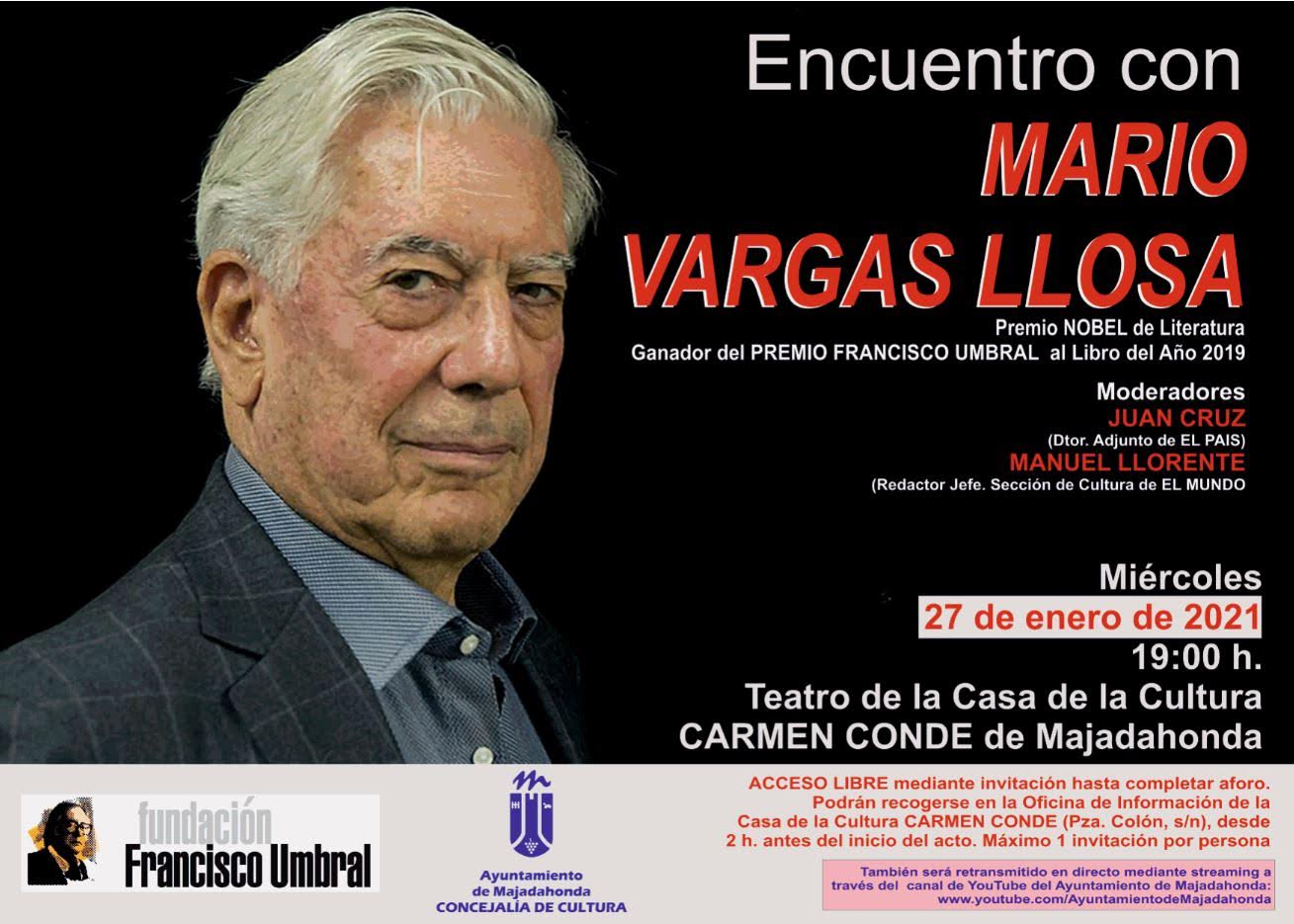 El Premio Nobel Mario Vargas Llosa visita Majadahonda