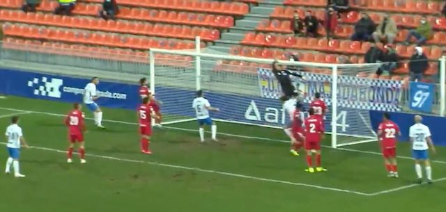 Un genial gol olímpico salva un punto del Rayo Majadahonda ante el Getafe (1-1)