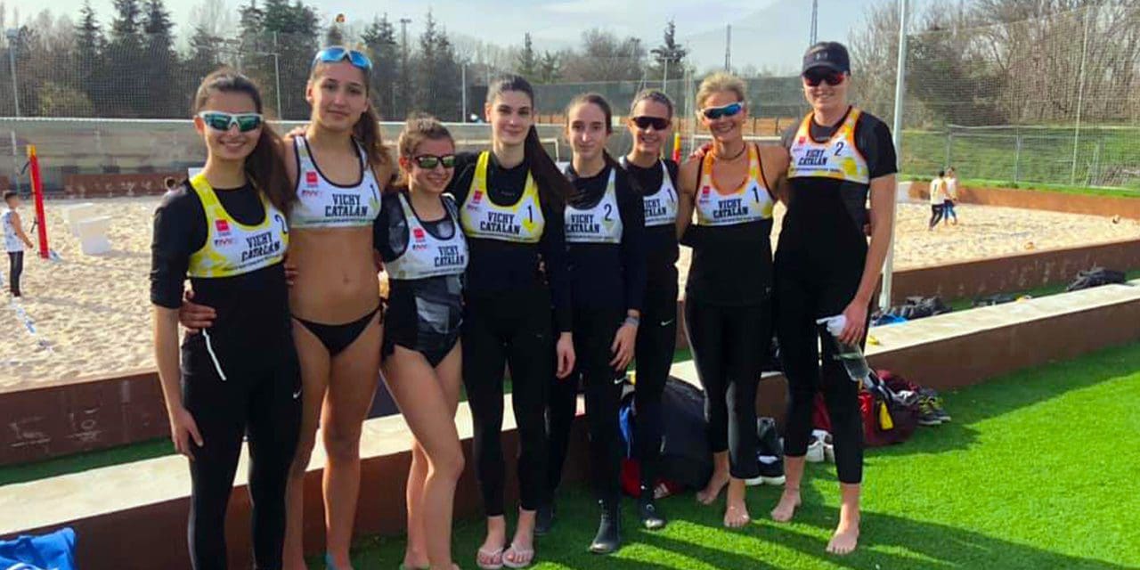 Voley Playa Majadahonda: 8 deportistas femeninas alcanzan podium en el Campeonato de Invierno 2021