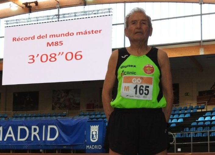 Manuel Alonso, récord mundial de 800 metros con 85 años: “Es un privilegio correr por las calles de Majadahonda”