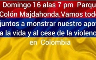 Los vecinos latinos de Majadahonda convocan una manifestación de apoyo a Colombia