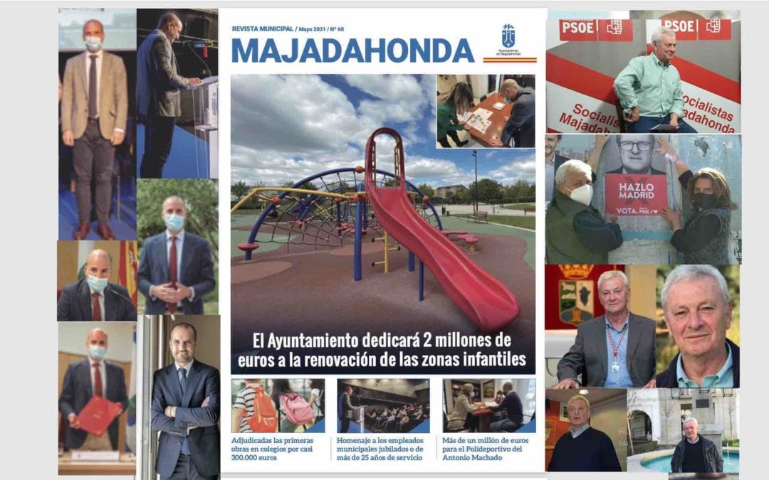El PSOE sale en auxilio del PP y vota mantener la revista municipal de Majadahonda que ejerce de «album de cromos» del alcalde